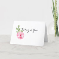 Religious Thinking of You Card KJV verse