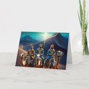 Religious Three Kings Christmas Card