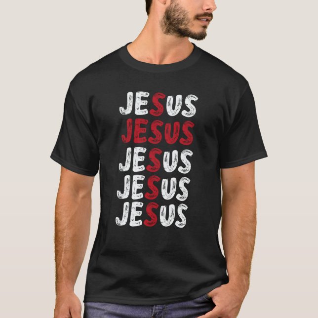Religious Valentines Christian Church Jesus Love Y T-Shirt (Front)