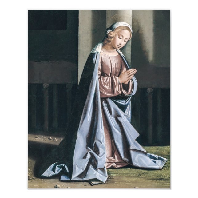 Religious Virgin Mary Madonna Artwork Photo Print (Front)