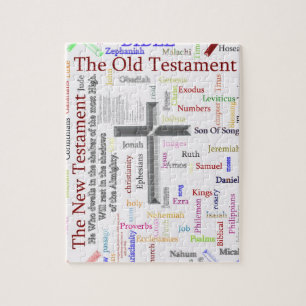Religious white word cloud jigsaw puzzle