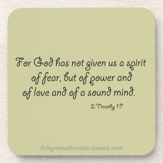 Religous Quotes Coaster (Front)