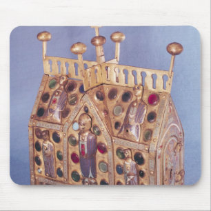 Reliquary chest in the form of a house, Limousin Mouse Pad