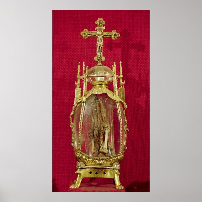 Reliquary containing the hand of St. Attalia Poster (Front)
