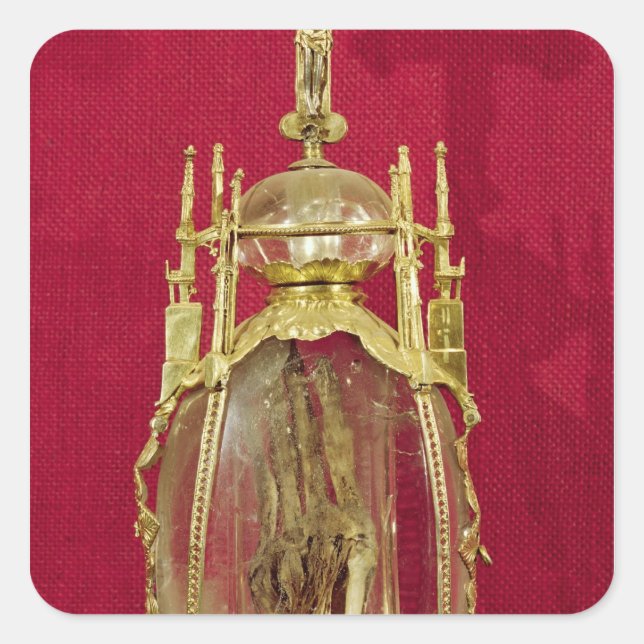Reliquary containing the hand of St. Attalia Square Sticker (Front)