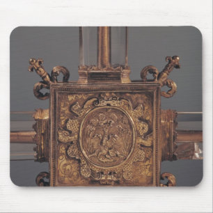 Reliquary cross, detail of a phoenix mouse pad