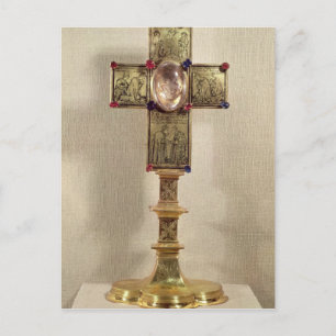 Reliquary cross of Pope Urban V 1368-78 Postcard