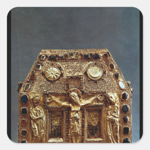 Reliquary of Pepin I King of Aquitaine Square Sticker