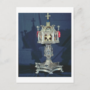 Reliquary of St. Barbara, 14th-15th century (silve Postcard
