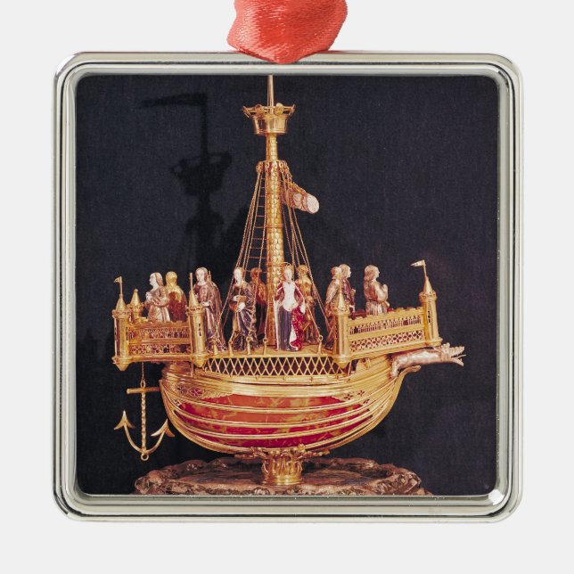 Reliquary of St. Ursula, 1574 Metal Ornament (Front)