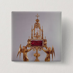 Reliquary of the Veil of St. Aldegonde 15 Cm Square Badge