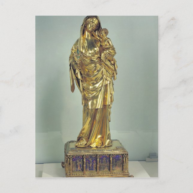 Reliquary of the Virgin of Jeanne d'Evreux Postcard (Front)