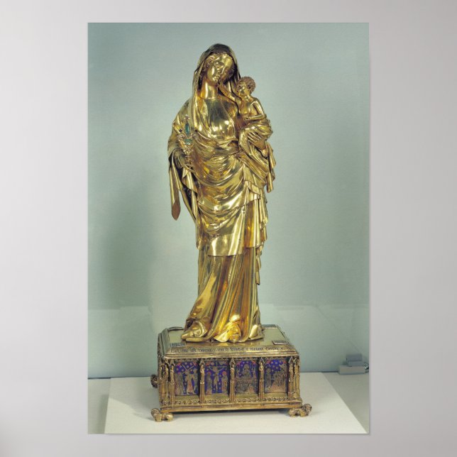 Reliquary of the Virgin of Jeanne d'Evreux Poster (Front)