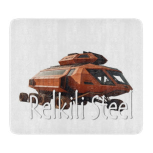 Relkili Steel Cab Cover Art Cutting Board