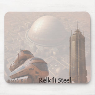 Relkili Steel Cover Art Mouse Pad