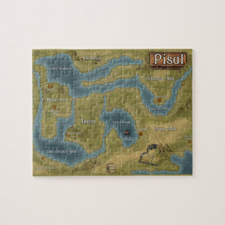Relkili Sun Pisal Map Cover Art Jigsaw Puzzle