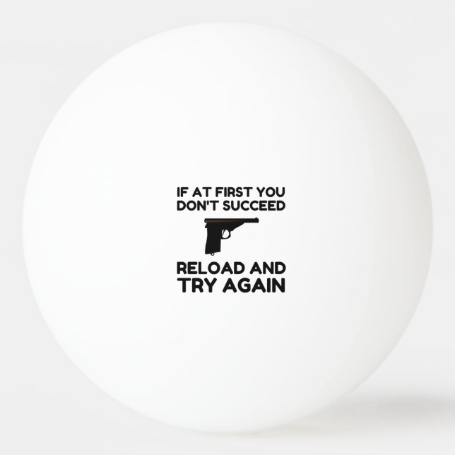 Reload Gun Ping Pong Ball (Front)