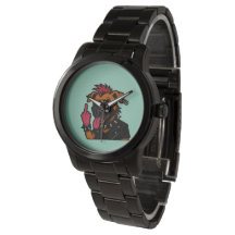 Relógio cachorro maluco