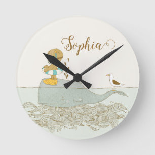 Reloj de la colección Magical Nursery Round Clock