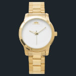 reloj dorado personalizado watch<br><div class="desc">reloj dorado personalizado,  un lujo e tu mano</div>