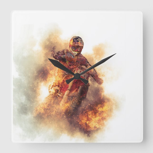 reloj MudMxx Square Wall Clock (Front)