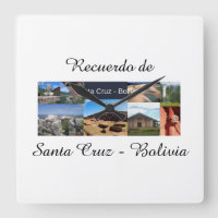 Reloj recuerdo of Santa Cruz Bolivia
