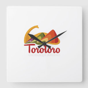 Reloj toro retrieval square wall clock