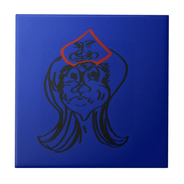 Reluctant Queen Animation Ceramic Tile (Front)