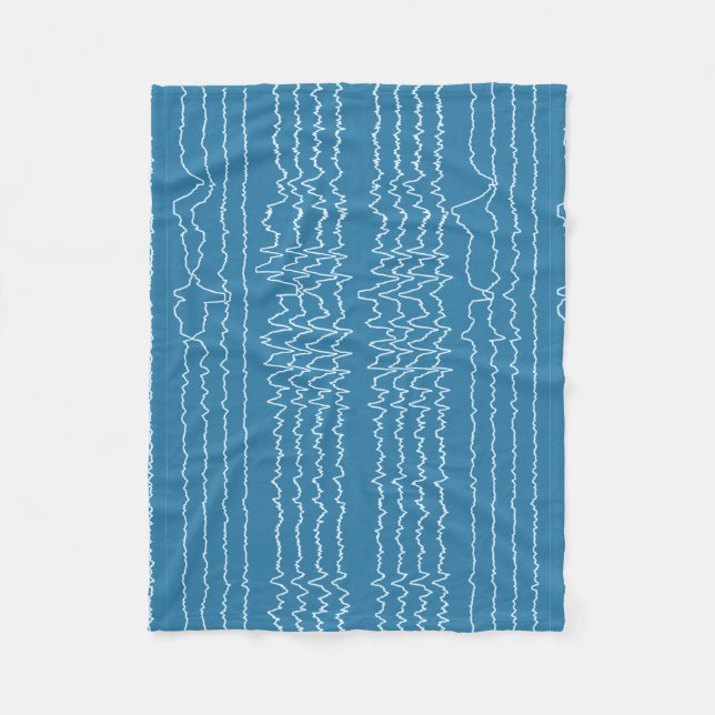 REM Sleep Wave Fleece Blanket (Front)