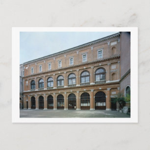 Remaining wing of a monastery, now the Academy of Postcard