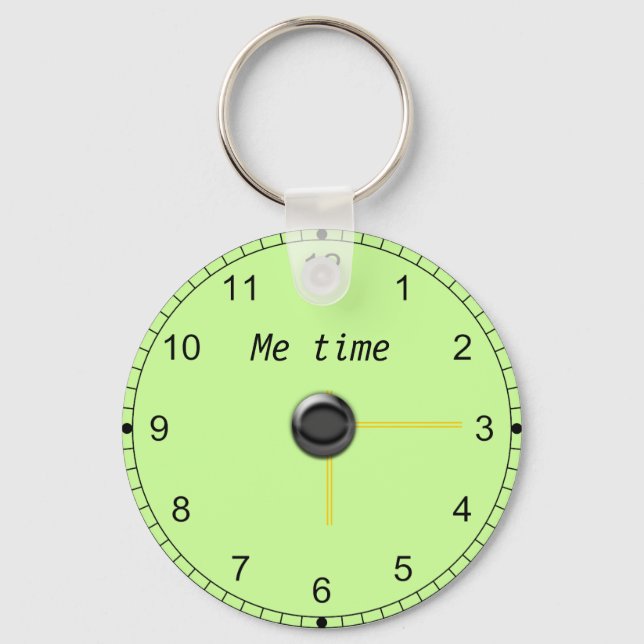 REMAKE no hands/Keychain - Me Time Key Ring (Front)