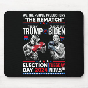 Rematch The Don And Crooked Joe Biden - Pro Trump  Mouse Pad