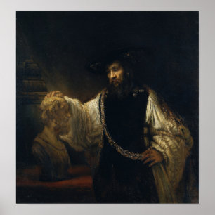 Rembrandt - Aristotle With Bust Of Homer Poster