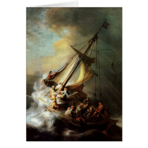 Rembrandt Art Painting Christ in the Storm