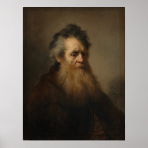 Rembrandt - Bearded Old Man Poster