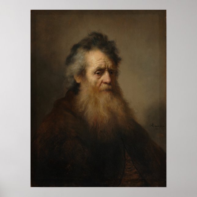 Rembrandt - Bearded Old Man Poster (Front)