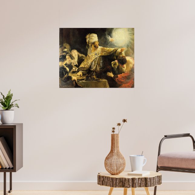 Rembrandt - Belshazzar's Feast, Poster (Living Room 3)