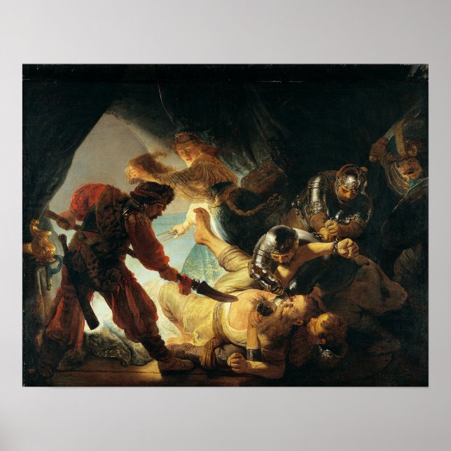 Rembrandt - Blinding Of Samson Poster (Front)