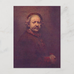 Rembrandt Harmensz. van Rijn Selbstportr?t 2. Drit Postcard
