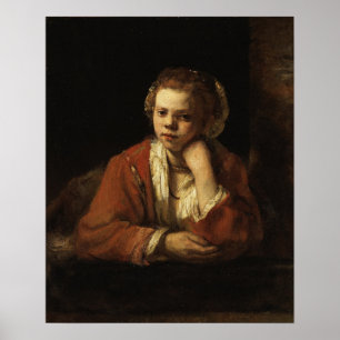 Rembrandt - Kitchen Maid Poster