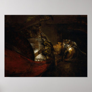 Rembrandt Man in Armour Poster