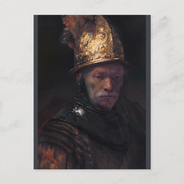 Rembrandt Man with the golden helmet CC0736 Postcard (Front)