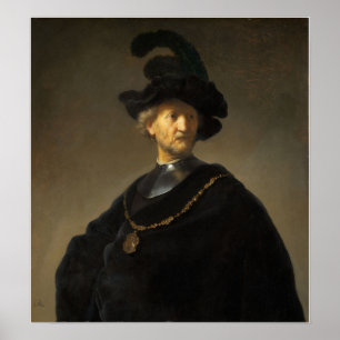 Rembrandt - Old Man With Gold Chain Poster