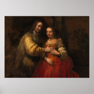Rembrandt - Old Testament Figure aka Jewish Bride Poster