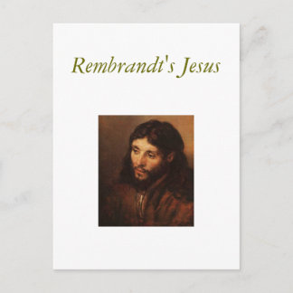 rembrandt-portrait-of-christs-head-1650, Rembra... Postcard