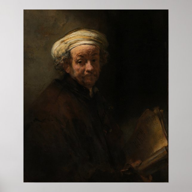 Rembrandt - Self-Portrait As Apostle Paul Poster (Front)