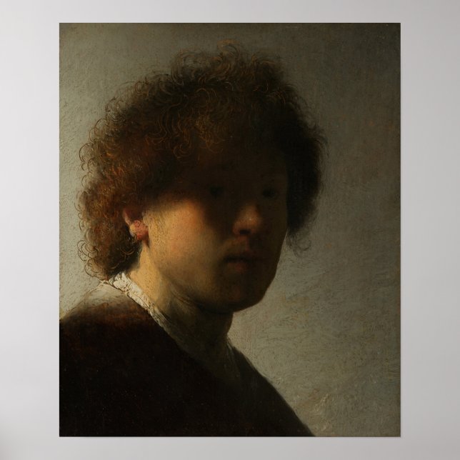 Rembrandt - Self-Portrait At Youthful Age Poster (Front)
