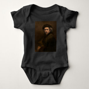 Rembrandt Self Portrait: Dutch Golden Age Painter Baby Bodysuit