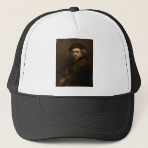 Rembrandt Self Portrait: Dutch Golden Age Painter Trucker Hat
