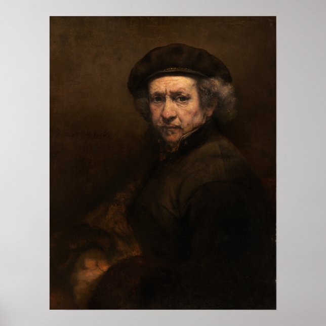 Rembrandt - Self-Portrait Poster (Front)